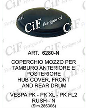 COPERCHIO MOZZO ANTERIORE E POSTERIORE VESPA FL2 N PK XL AUTOMATICA FL