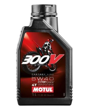 OLIO MOTORE 5W-40 4T 300V SINTETICO MOTUL 104134 ROAD RACING MOTO SCOOTER QUAD