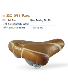 sella donna color cuoio s/molle