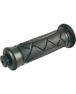 coppia manopole nere in pvc