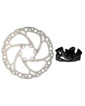 freno a disco anteriore bici nero 160 mm