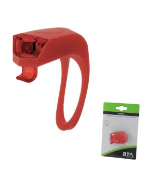 Fanalino bici posteriore rosso girino