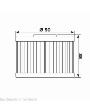 filtro olio honda xl600r