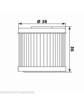 filtro olio honda crf/cre 250/450r 04/>