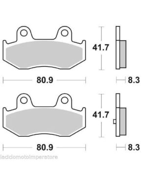 pastiglie freno sbs 174 ms (sinterizzata)