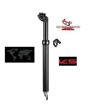 reggisella bici 30,9 integra comando remoto 125 mm