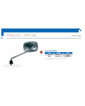 specchio vespa s 09/11 destro