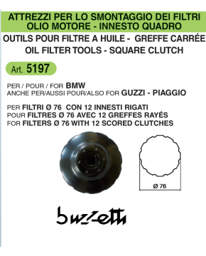 attrezzo chiave smonta filtro olio bmw d.t6 12 inn