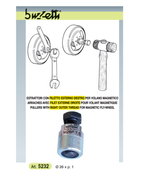 estrattore volano diametro 26x1