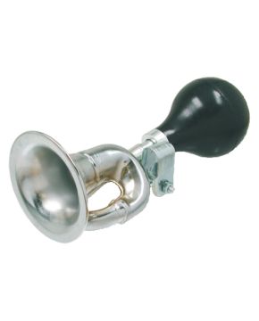 trombetta cromata a corno universale per bici tandem triciclo e varie