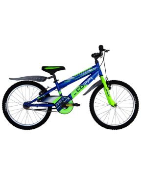Bici 20 mtb 200 senza cambio blu verde ragazzo bambino Coppi