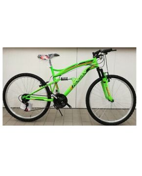 bici 26 hogan biammortizzata 18 velocità verde nero