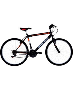 Bici 26 mtb 18 velocita' in acciaio nero arancio ragazzo girardengo