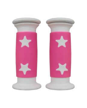 manopole ciclo bimbo rosa7bianco d.22