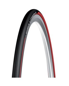 Copertura Bici 700x23 LITHION 3 23-622 3x60 TPI GRIP Rosso copertone MICHELIN