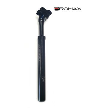 reggisella bici 31,6 ammortizzato in alluminio nero 350 mm promax