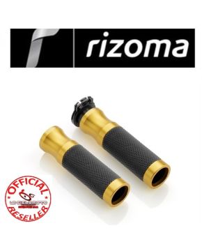 coppia manopole moto rizoma sport line oro