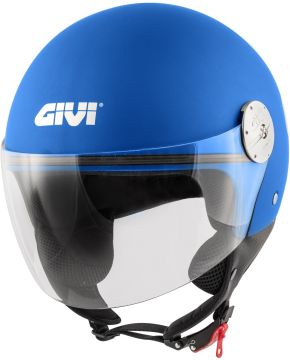 Casco jet 10.7 mini Givi blu opaco