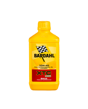 Olio motore sintetico XTC C60 10W-40 4 tempi moto bardahl 1 litro