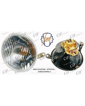 Gruppo ottico completo faro anteriore siem vespa px 125-150-200