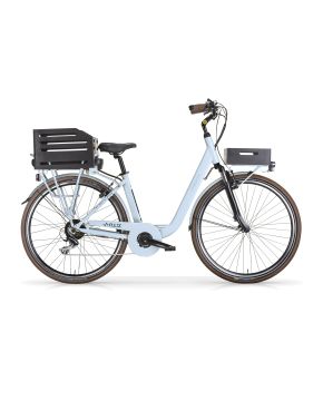 Bici ebike Pulse 28 elettrica a pedalata assistita azzurro