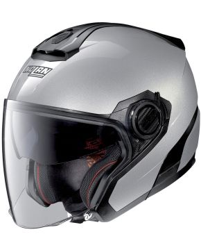 Casco Jet Nolan N40.5 Special N-com argento lucido 011