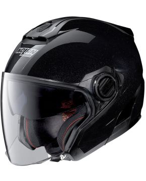 Casco Jet Nolan N40.5 Special N-com nero lucido metallizzato 012