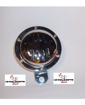 claxon moto universale 12v cromato old style