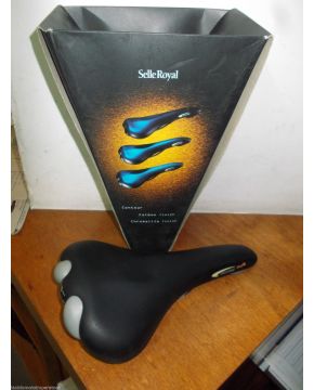 Sella bici eclipse nera MADE IN ITALY